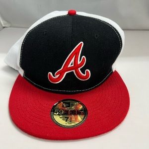 Official MLB Vintage 59Fifty Atlanta Braves 7 1/4 Fitted Cap/Hat